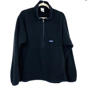 Patagonia Synchilla Black Half Zip Sz L